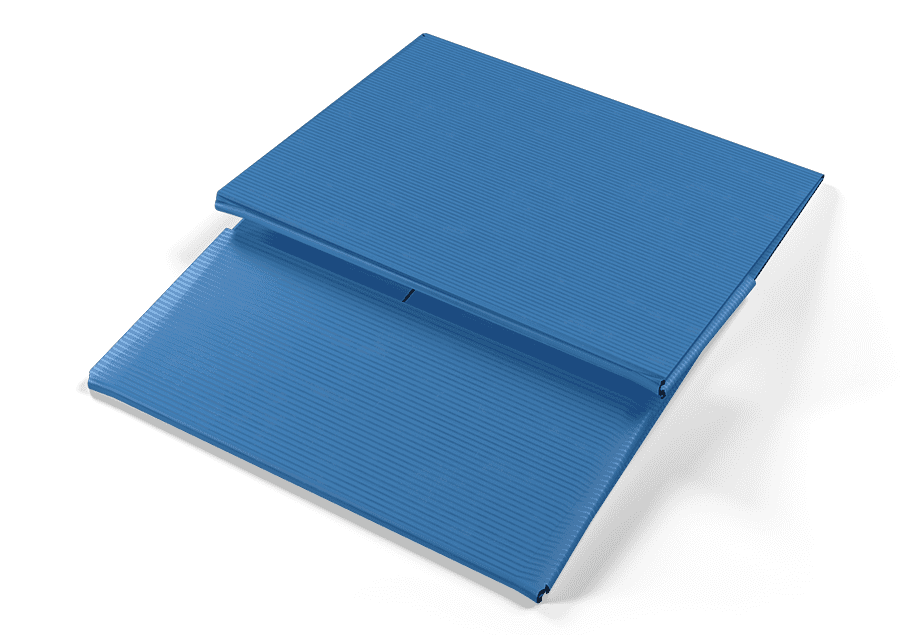 A fully flattened Boox.